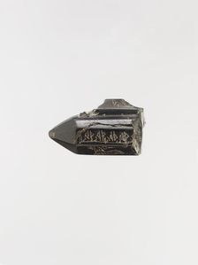 Cylindrical Pendant with Magical Writing, Iran, 9th-10th century. Creator: Unknown