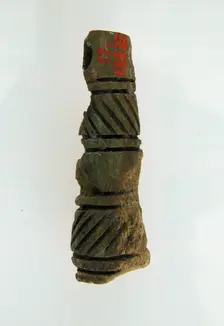 Cylindrical Pendant, Frankish, 6th-7th century. Creator: Unknown