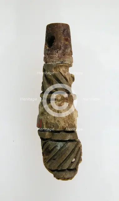 Cylindrical Pendant, Frankish, 6th-7th century. Creator: Unknown.
