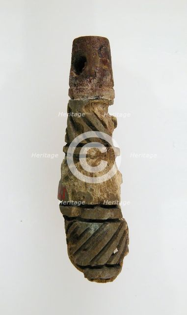 Cylindrical Pendant, Frankish, 6th-7th century. Creator: Unknown.