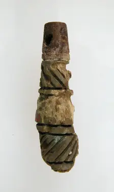 Cylindrical Pendant, Frankish, 6th-7th century. Creator: Unknown