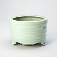 Cylindrical Tripod Censer (Incense Burner) with Cloud..., Southern Song dynasty, 12th/13th cent. Creator: Unknown
