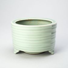 Cylindrical Tripod Censer (Incense Burner) with Cloud..., Southern Song dynasty, 12th/13th cent. Creator: Unknown