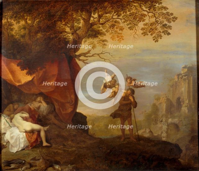 Cymon and Iphigenia, 1630-1640. Artist: Poelenburgh, Cornelis, van (1594/95-1667)
