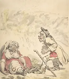 Cymon and Iphigenia, 1796. Creator: James Gillray