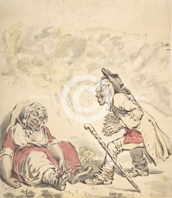 Cymon and Iphigenia, 1796. Creator: James Gillray.