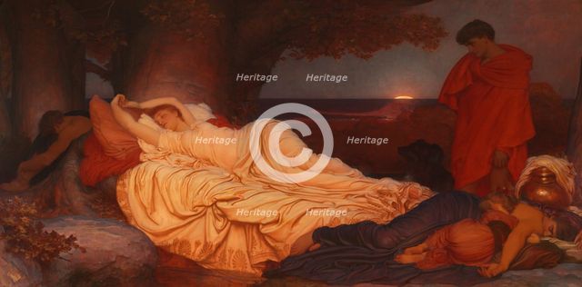 Cymon and Iphigenia, 1884. Artist: Leighton, Frederic, 1st Baron Leighton (1830-1896)