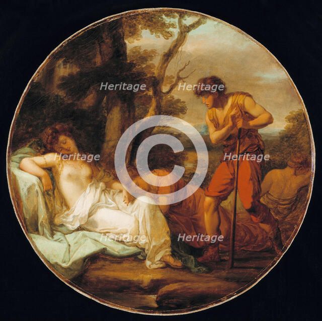 Cymon and Iphigenia, c. 1780. Artist: Kauffmann, Angelika (1741-1807)