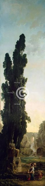 Cypresses, 1773. Creator: Hubert Robert.
