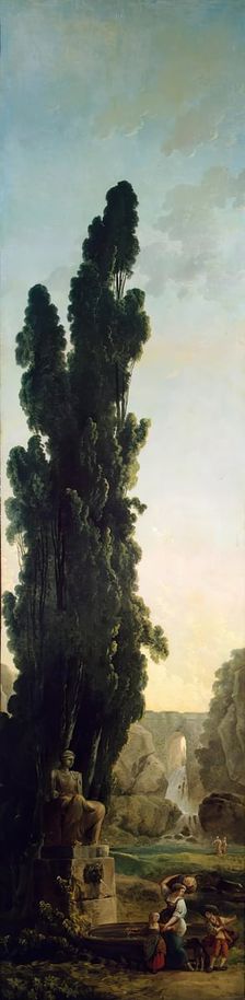 Cypresses, 1773. Creator: Hubert Robert