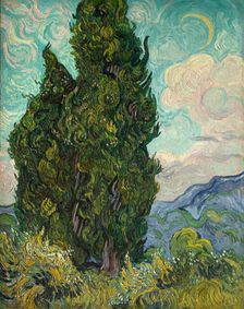 Cypresses. Artist: Gogh, Vincent, van (1853-1890)