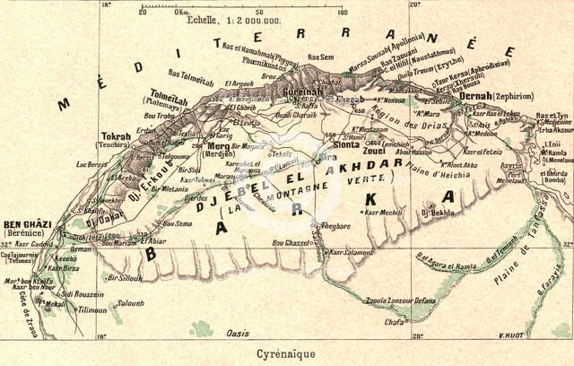 ''Cyrenaique; Le Nord-Est Africain', 1914. Creator: Unknown.