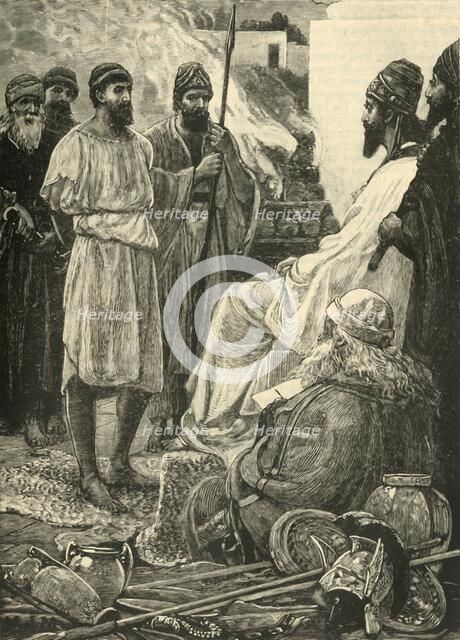 'Cyrus and Croesus', 1890.   Creator: Unknown.