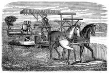 Cyrus McCormick's reaper and binder, 1877