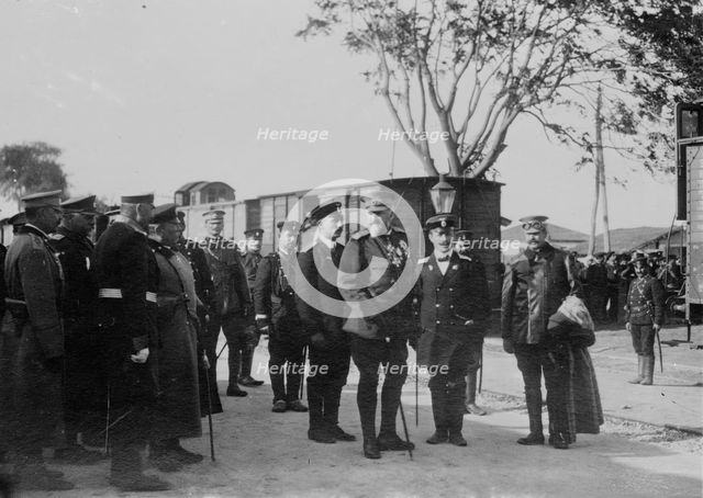 Czar Ferdinand going to front, 1912. Creator: Bain News Service.
