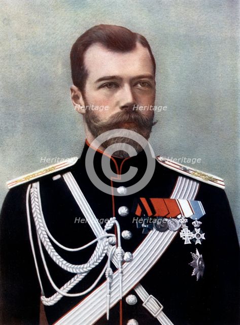 Czar Nicholas II of Russia, late 19th-early 20th century. Artist: Unknown