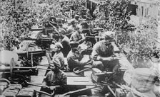 Czechoslovak armored train, between c1915 and c1920. Creator: Bain News Service