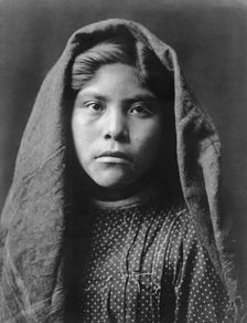 Czele Marie (School girl), c1907. Creator: Edward Sheriff Curtis