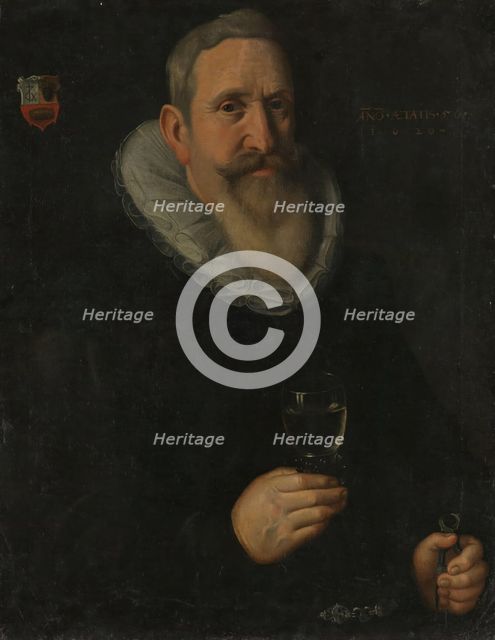A 56-year old wine cooper, 1620. Creator: Unknown.