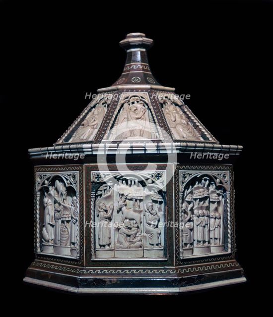 A 14th century box from Certosa, 14th century. Artist: Balthazar Embriachi