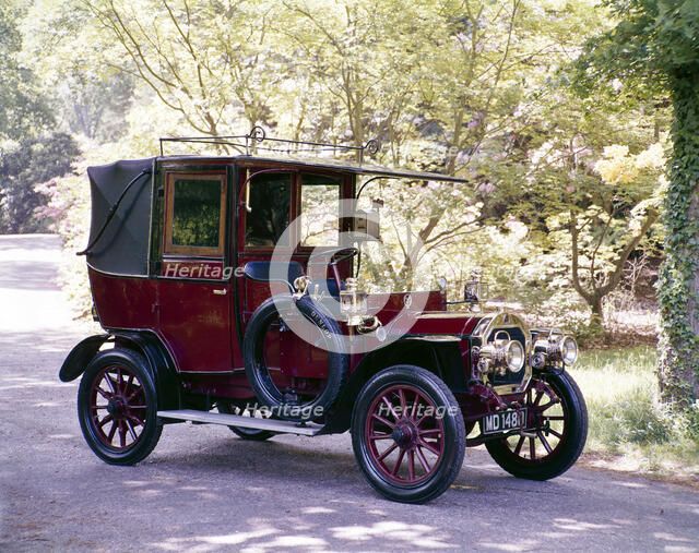 A 1908 Unic. Artist: Unknown