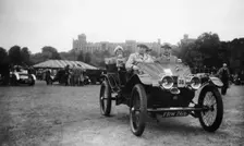 A 1902 Lanchester in the VCC Coronation Rally, Windsor, Berkshire, 1953