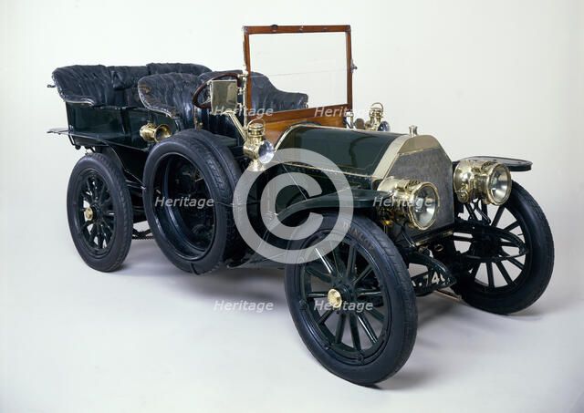 A 1903 Mercedes 60hp. Artist: Unknown