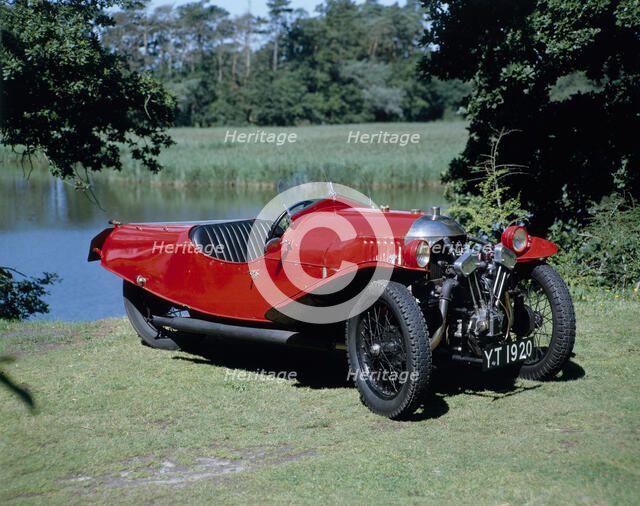 A 1927 Morgan Aero. Artist: Unknown