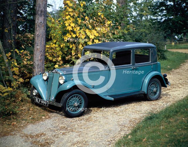 A 1934 Lancia Augusta. Artist: Unknown