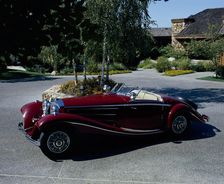 A 1936 Mercedes Benz 500K Roadster
