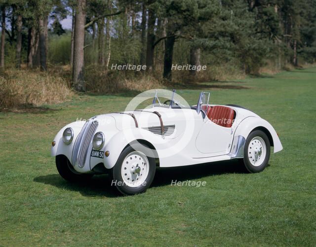 A 1937 BMW 328. Artist: Unknown