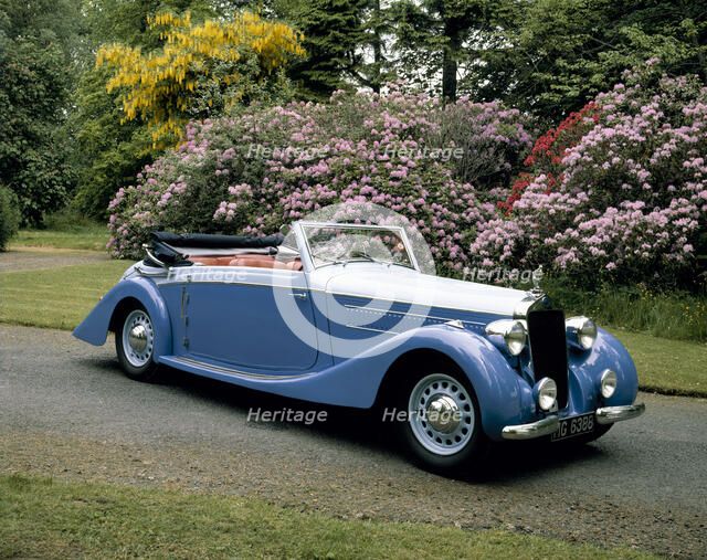 A 1937 Delage D6-75 Sport DHC. Artist: Unknown
