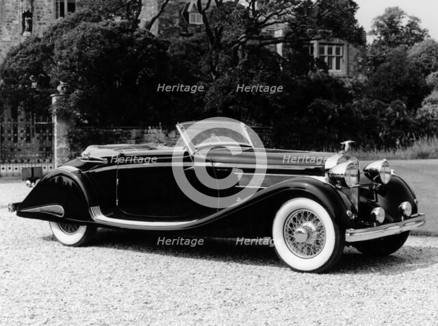 A 1937 Hispano-Suiza K6 car. Artist: Unknown