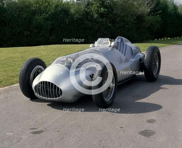 A 1938 Mercedes W165. Artist: Unknown