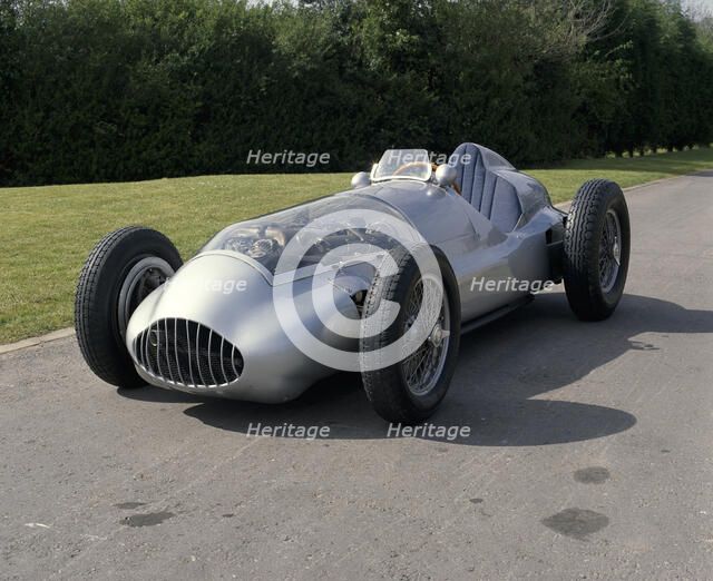 A 1938 Mercedes W165. Artist: Unknown