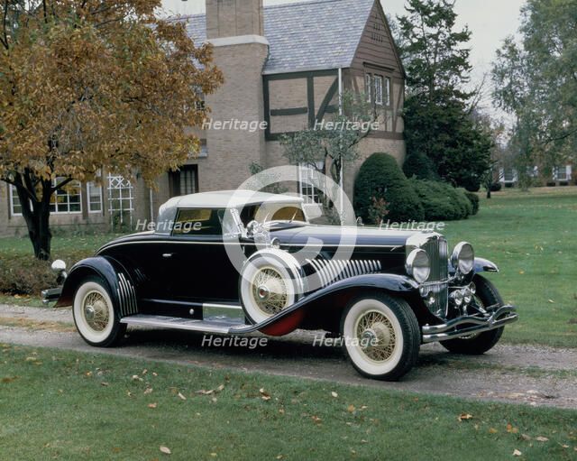 A 1931 Duesenberg J. Artist: Unknown