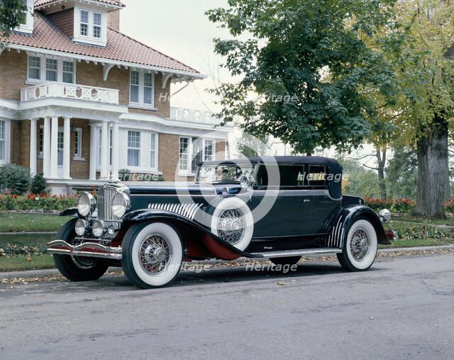 A 1931 Duesenberg J Convertible Victoria. Artist: Unknown