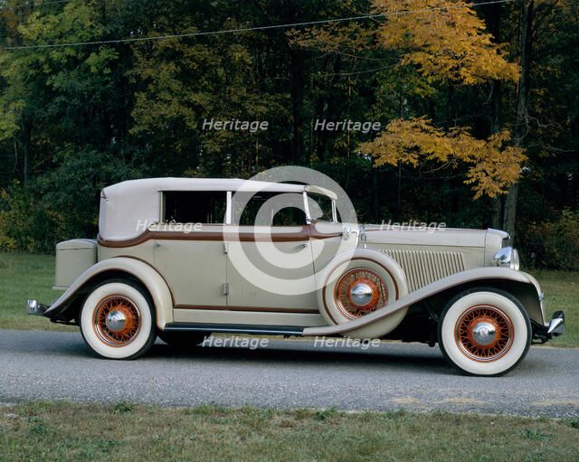 A 1933 Auburn 8-15 Phaeton. Artist: Unknown