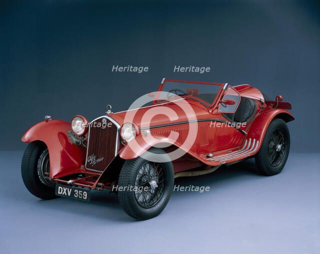 A 1933 Alfa Romeo 8C 2300 Corto. Artist: Unknown