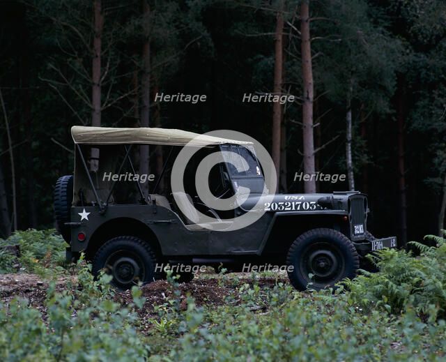 A 1943 Willys Jeep. Artist: Unknown