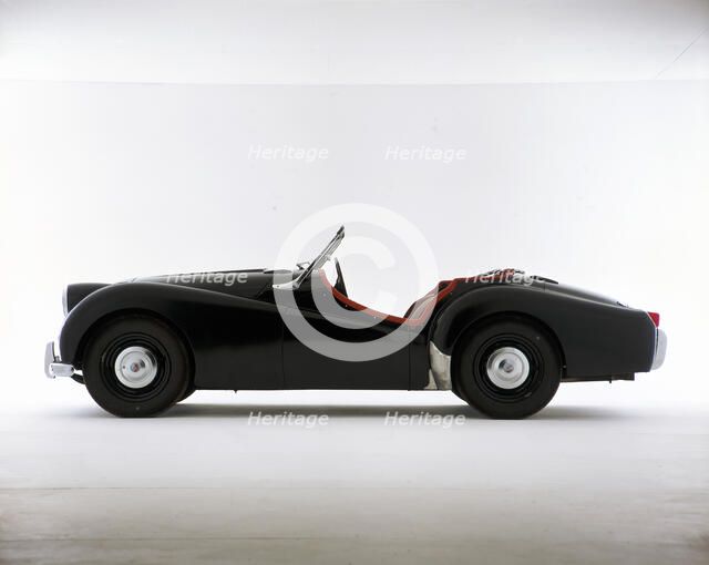 A 1954 Triumph TR2. Artist: Unknown