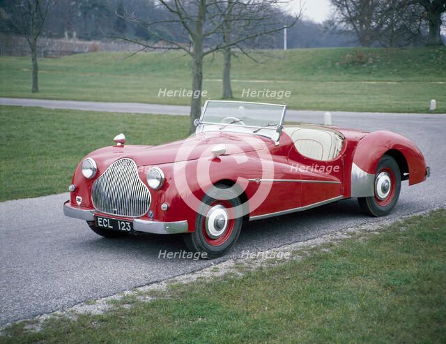 A 1950 Alvis TB21 sportscar. Artist: Unknown