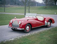 A 1950 Alvis TB21 sportscar