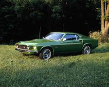 A 1969 Ford Mustang Sportsroof