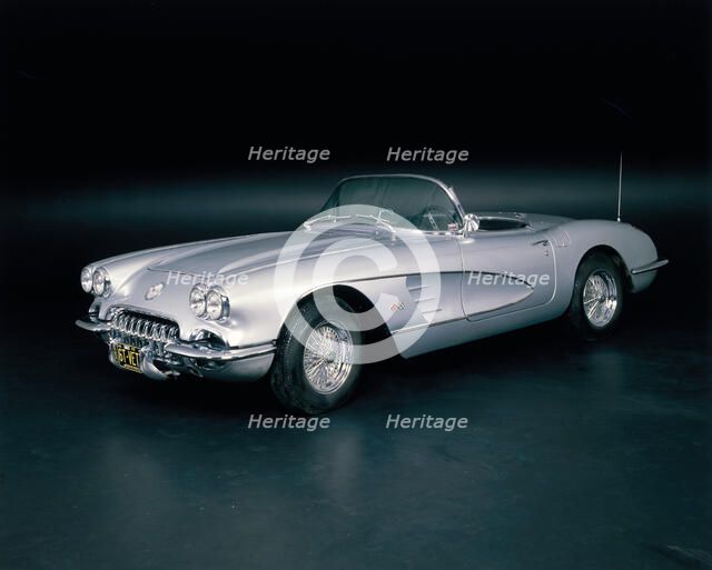 A 1963 Chevrolet Corvette. Artist: Unknown