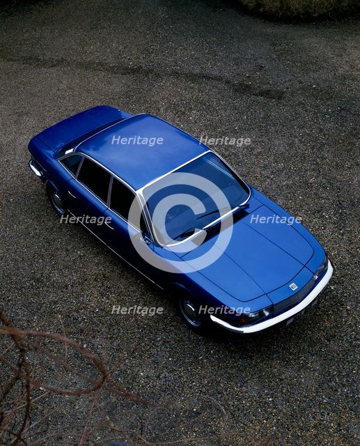 A 1974 NSU(Neckarsulm Strickmaschinen Union ) RO 80 viewed from above. Artist: Unknown
