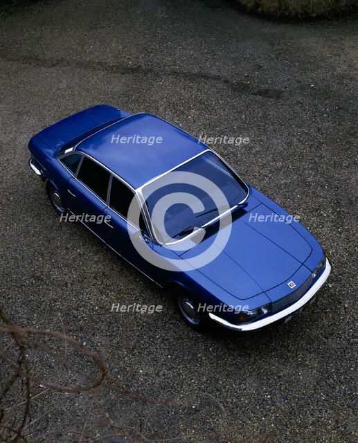 A 1974 NSU(Neckarsulm Strickmaschinen Union ) RO 80 viewed from above. Artist: Unknown