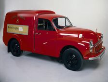A 1970 Morris Minor 1000 Post Office van