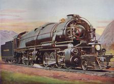 A 300-Ton American Mallet Type Freight Engine. Pennsylvania Railroad 1926