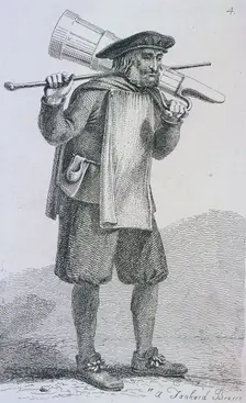 A Tankard Bearer c1680, Cries of London, (c1819?). Artist: John Thomas Smith